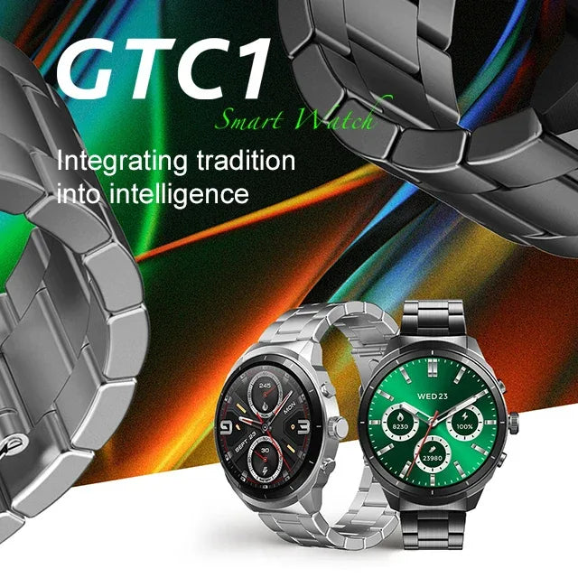 GTC1 Smartwatch - AMOLED Fitness Tracker with Heart Rate Monitor My Store