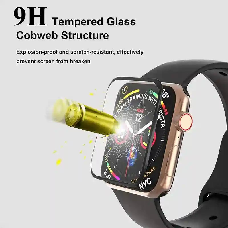 Apple Watch Tempered Glass Screen Protector - Anti-Scratch HD Clarity Tidesmit