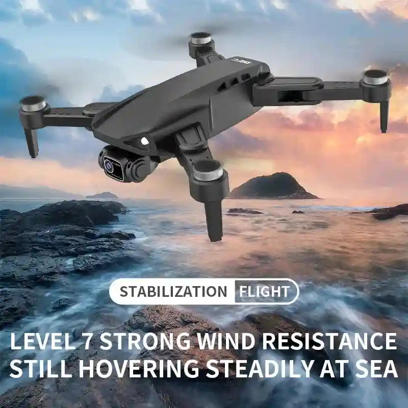 GPS Drone with 4K Camera - L900 Pro Foldable Quadcopter White Tidesmit