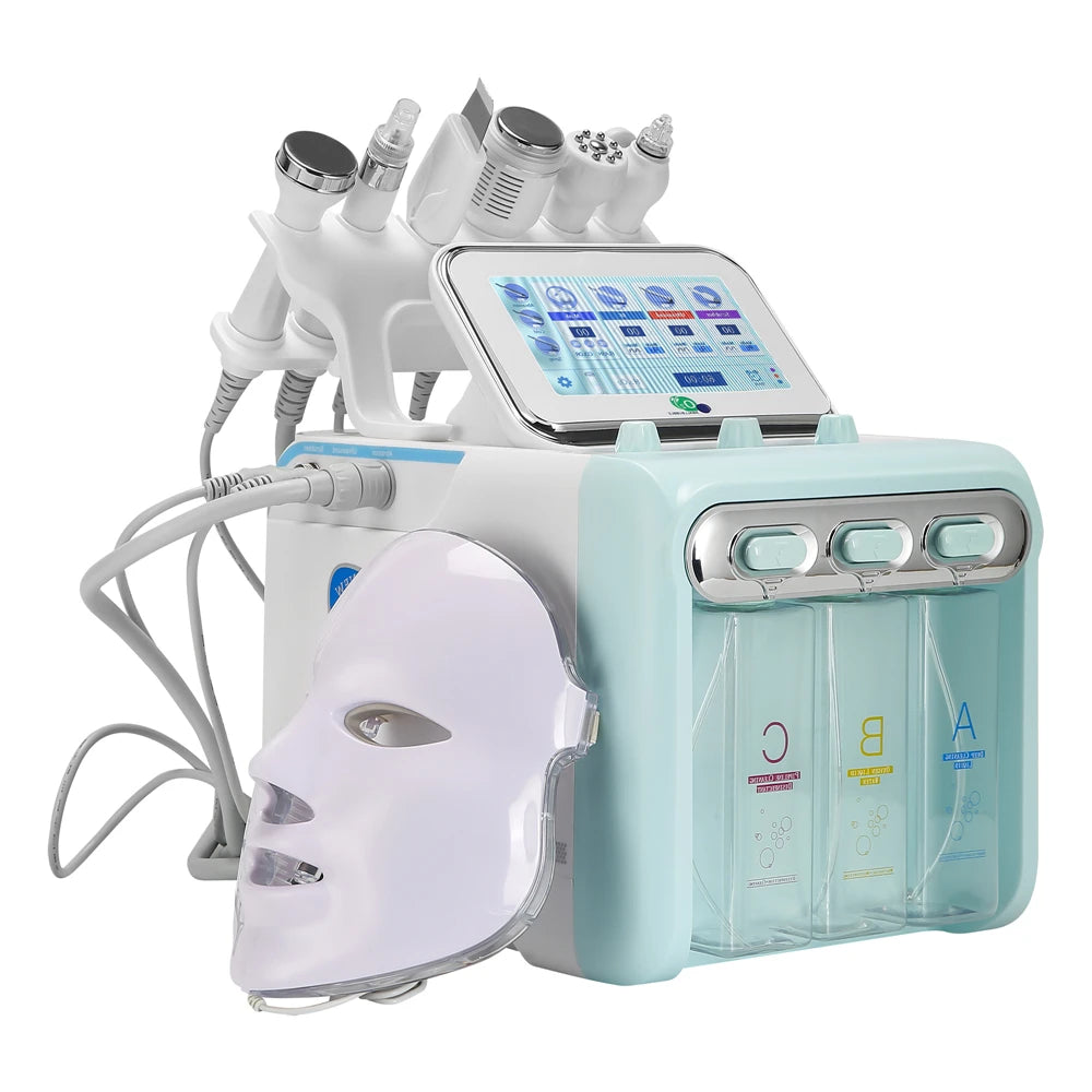 7-in-1 Hydro Dermabrasion Facial Machine for Professional Skin Cleansing Body Shaping Massage Equipment Tidesmit