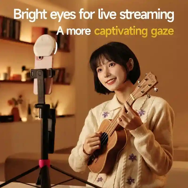 Portable LED Ring Light XZH-165 - Adjustable Brightness for Content Creation Tidesmit