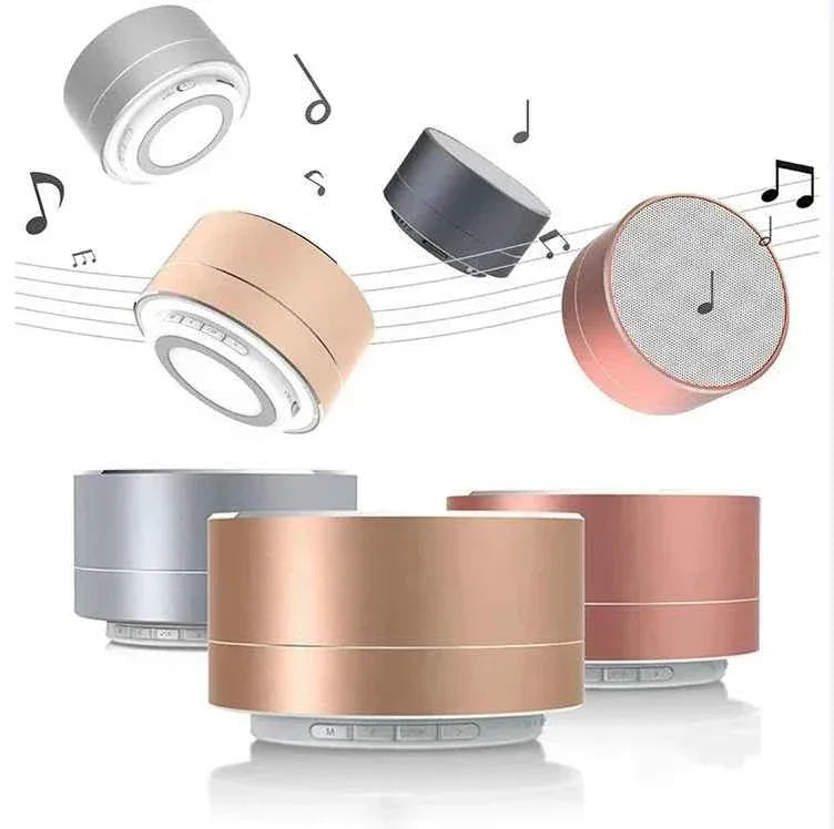 Portable Bluetooth Speaker with RGB LED - 360 Wireless Audio (4 Colors) My Store