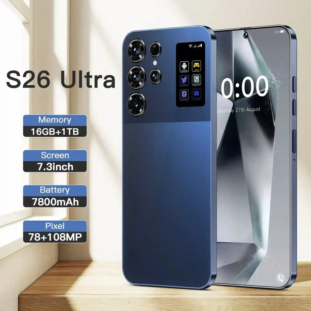 Tidesmit 5G Smartphone with 7.3 Inch AMOLED Display, 16GB RAM, 1TB Storage Tidesmit