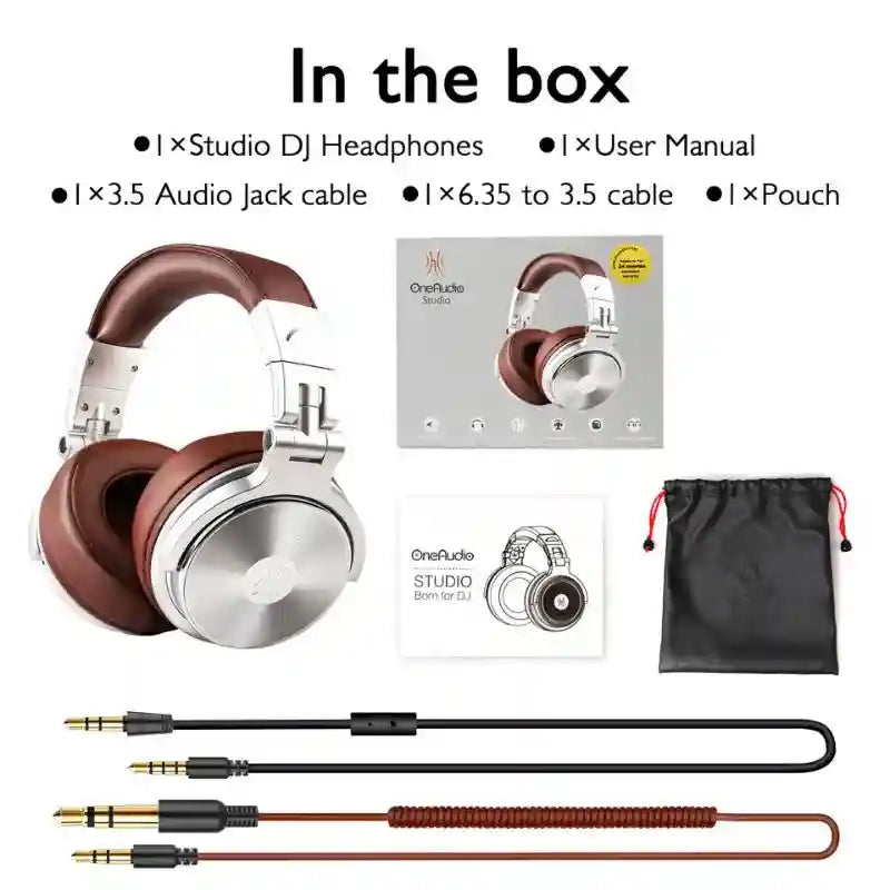 Studio Monitor Over-Ear Headphones - Foldable Pro Audio Tidesmit Tidesmit