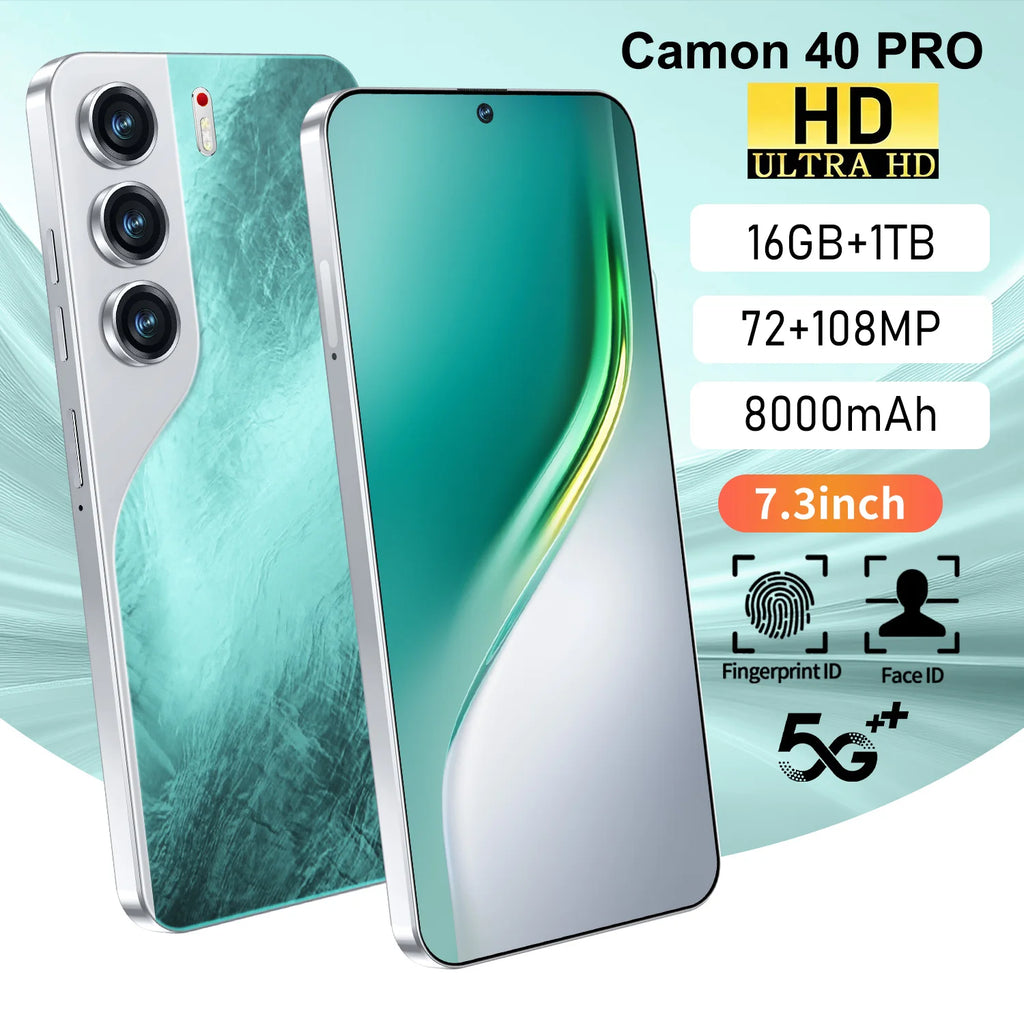 Camon 40 Pro 5G Smartphone 16GB RAM 1TB - Purple Tidesmit