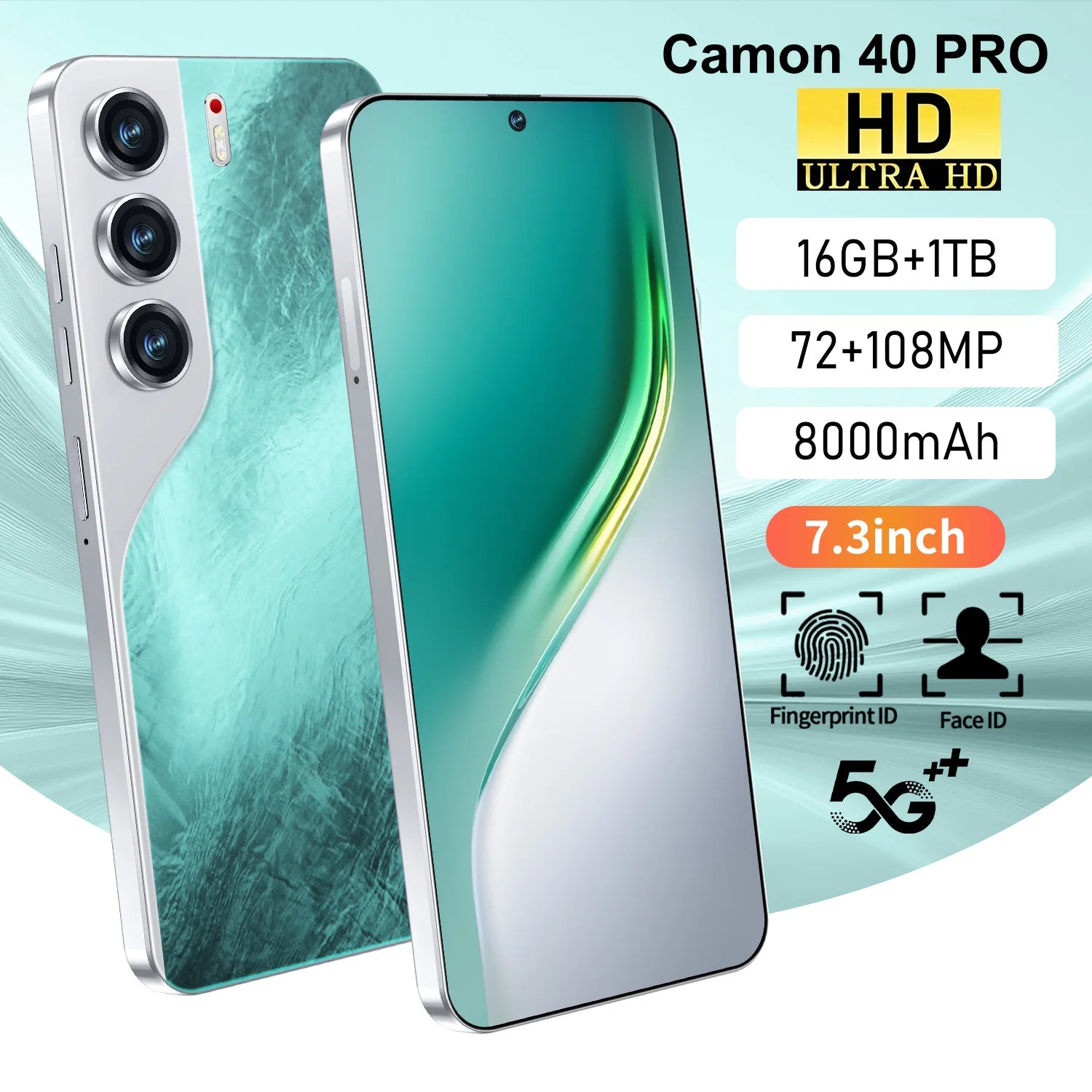 Camon 40 Pro 5G Smartphone 16GB RAM 1TB - Purple Tidesmit
