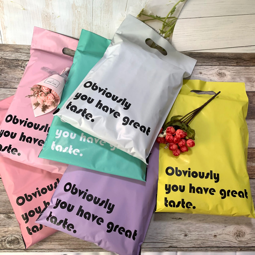 100% Biodegradable 10*13 pink Mailing Bags 10X13 Inches Grey Mailing Bags Plastic White Shipping Bag Custom with Low Price