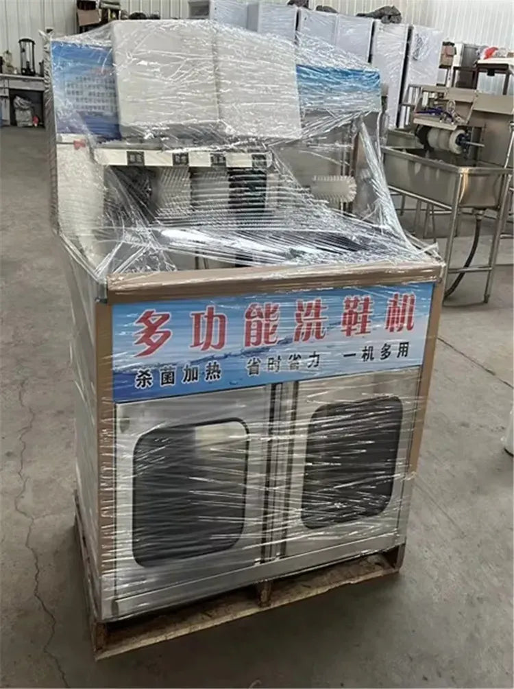 Industrial Automatic Shoe Washing Machine Disinfection Drying All-in-one Shoe Cleaner Equipment For Hotel Laundry Store