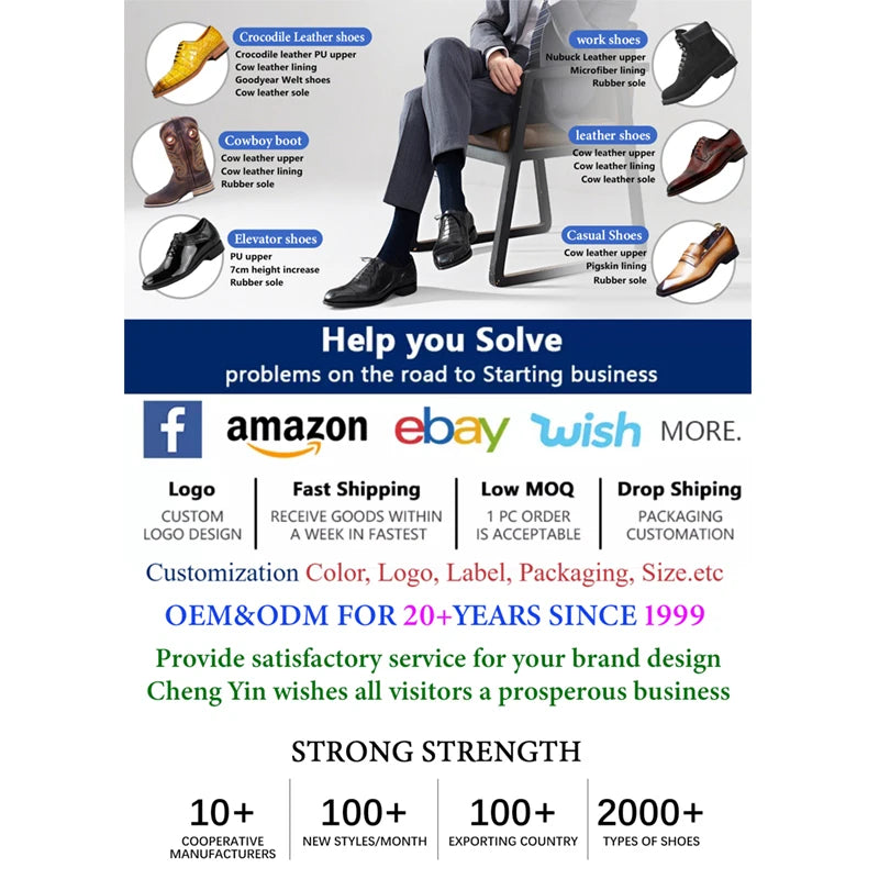 Hot-selling Handmade Formal Men's Shoes Customized Crocodile Leather Party Shoes for Men Monk Strap Luxury Dress Shoes Men