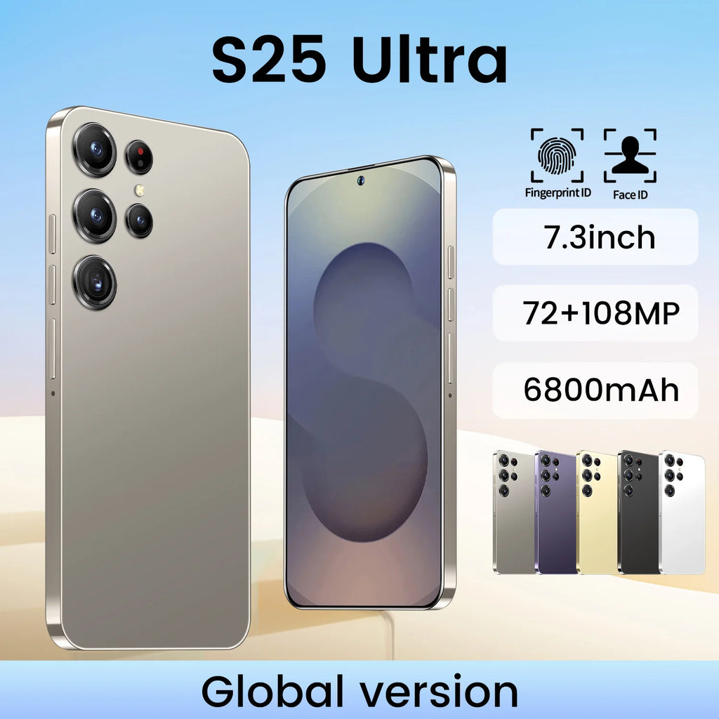 S25 Ultra 7.3 inch smartphone with 16GB RAM 1TB storage 108MP camera and 120Hz display side profile view
