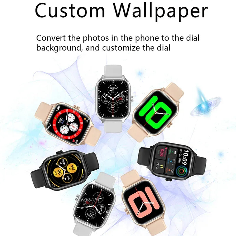 Women Smartwatch AMOLED Fitness Tracker with Heart Rate Monitor My Store