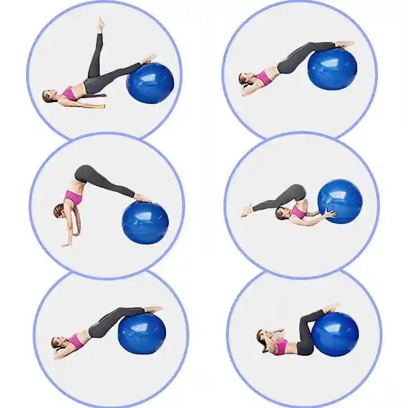 75cm Yoga Ball with Pump | Professional Stability Exercise Sphere Tidesmit