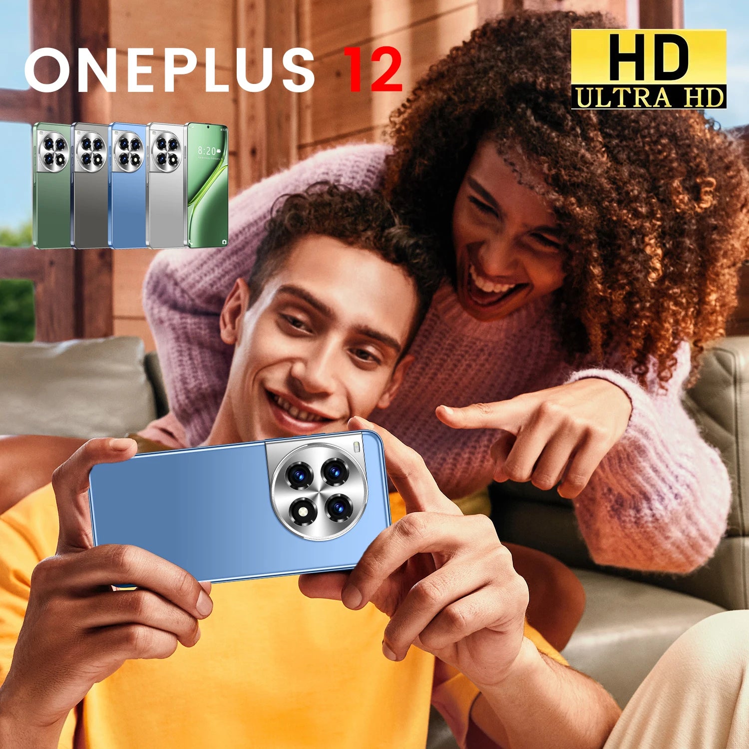 OnePlus 12 5G Smartphone 16GB RAM 1TB Storage - Green Tidesmit