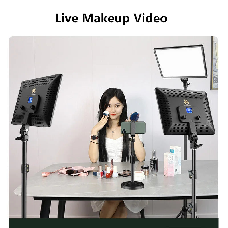 LED Video Light Panel for Content Creation - Adjustable Color Temp Tidesmit