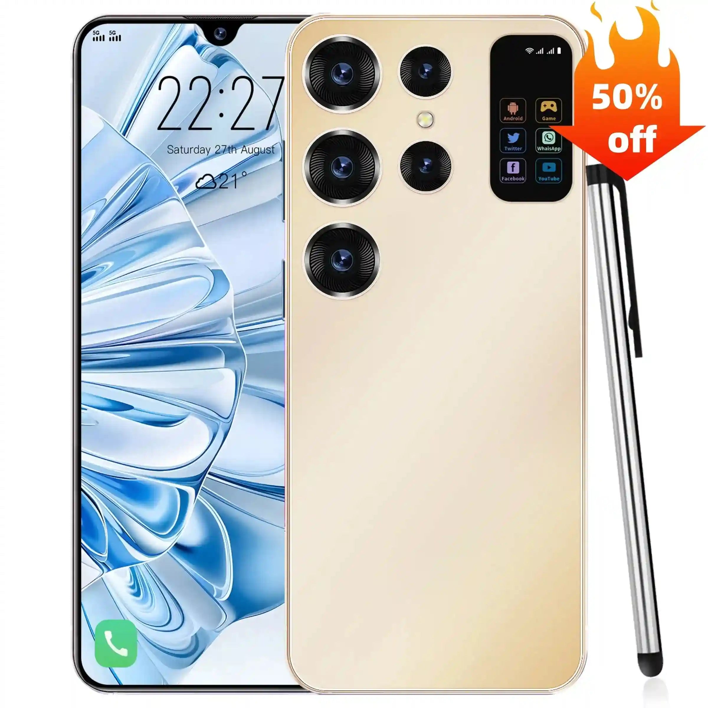 Samsung Galaxy S25 Ultra 1TB 16GB RAM Unlocked 5G Smartphone Purple Tidesmit