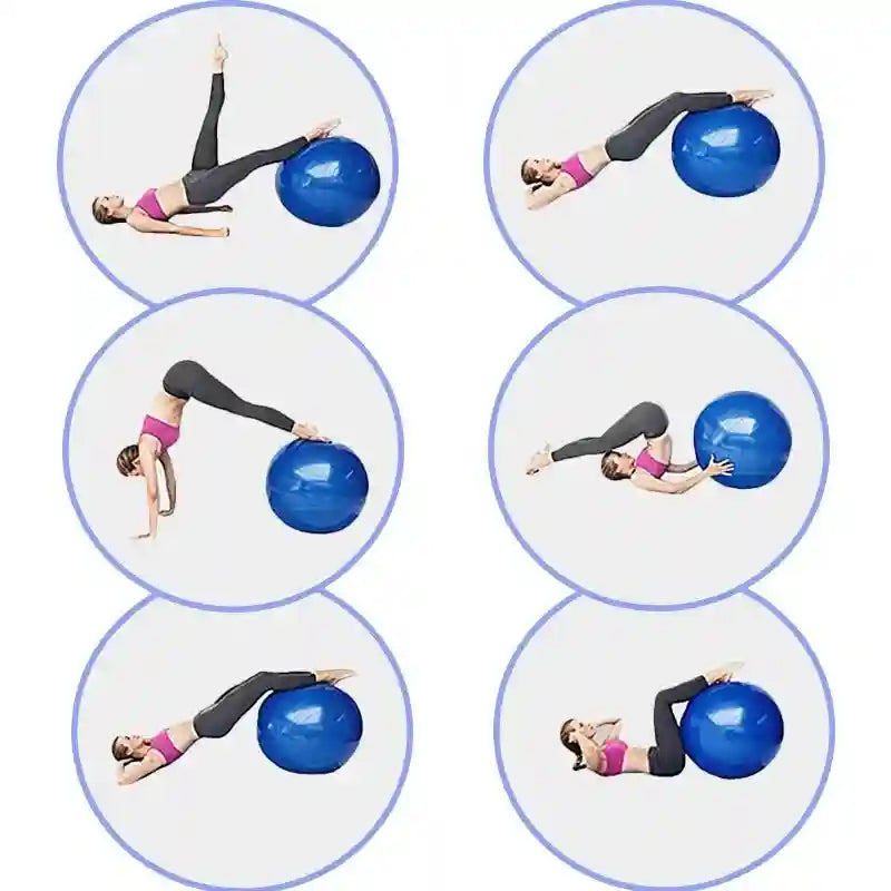 75cm Yoga Ball with Pump | Professional Stability Exercise Sphere Tidesmit
