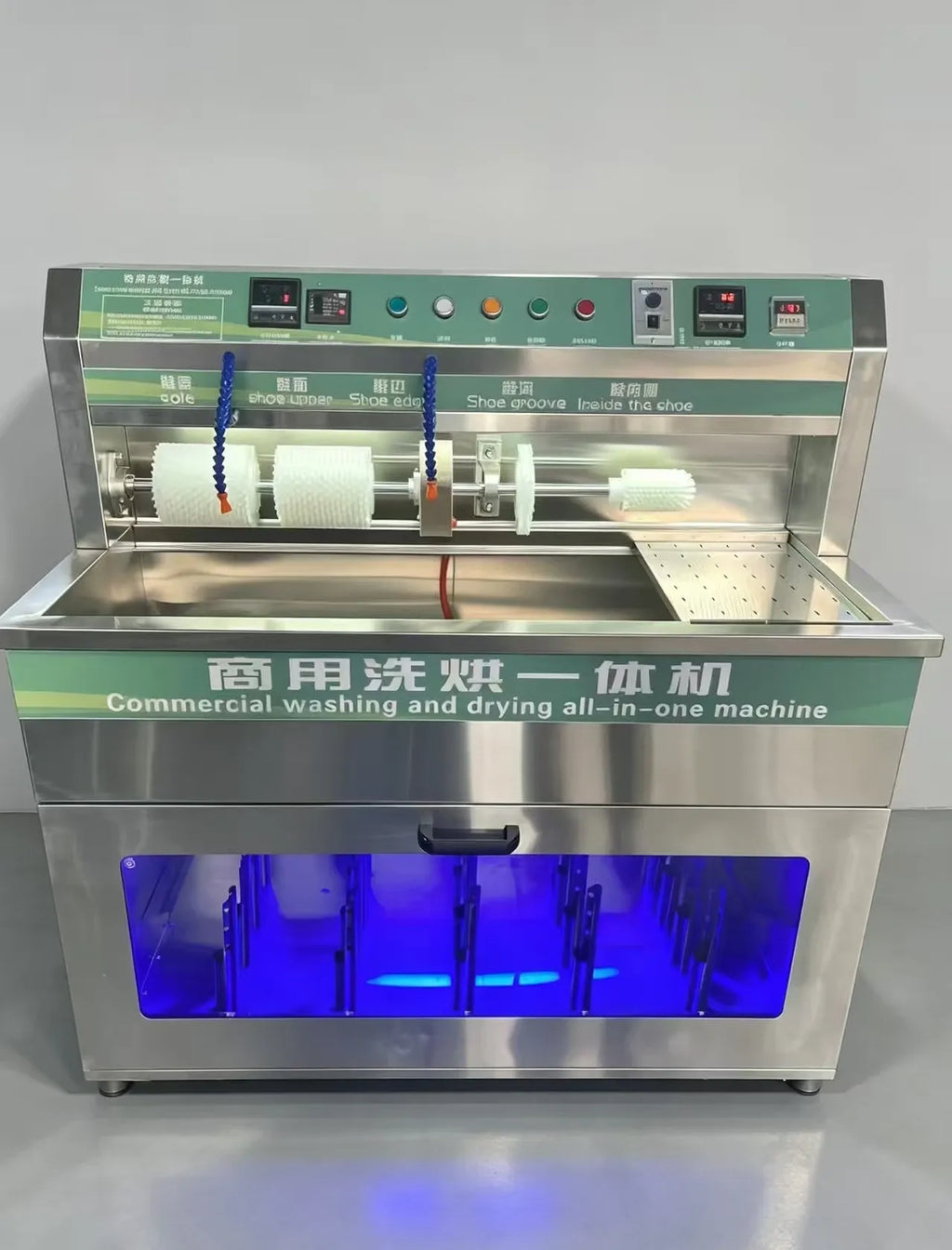 Supplier Reliable Professional Shoe Washer and Dryer Machine With Steel Wire Brush for Shoe Repair Maintenance Shops