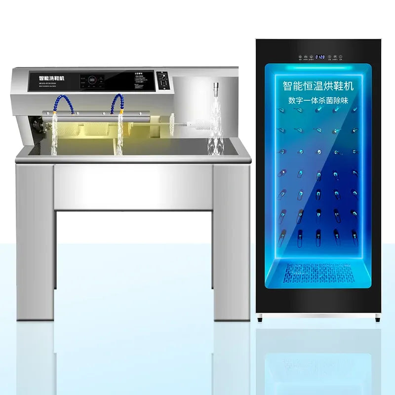 Low MOQ 220V/50HZ Customized Commercial Shoe Washing Machine Automatic Shoe Washing Machine & Shoe Dryer Machine