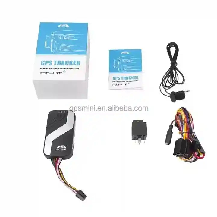 GPS Car Alarm System with Remote Engine Start - TK403 Black Tidesmit