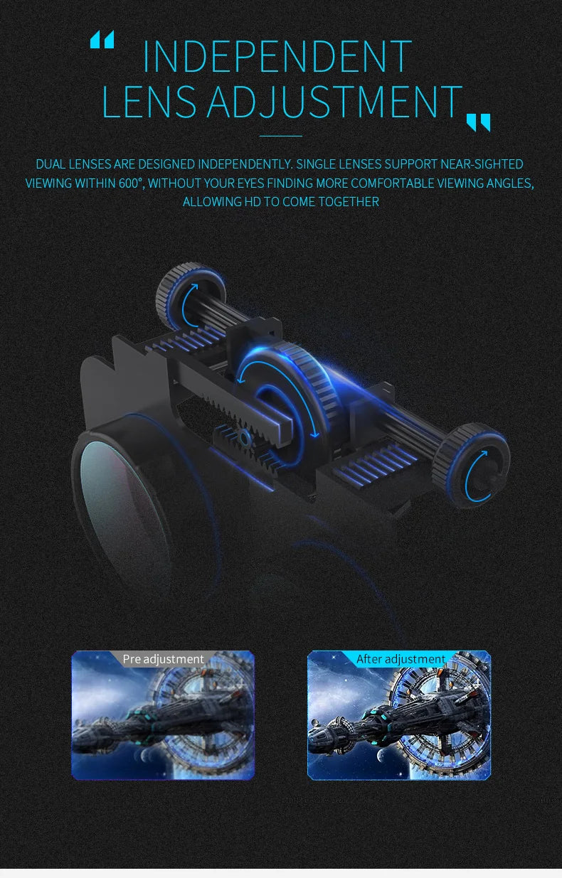 VR Headset for Smartphones | 3D Immersive Reality Smart Glasses Tidesmit