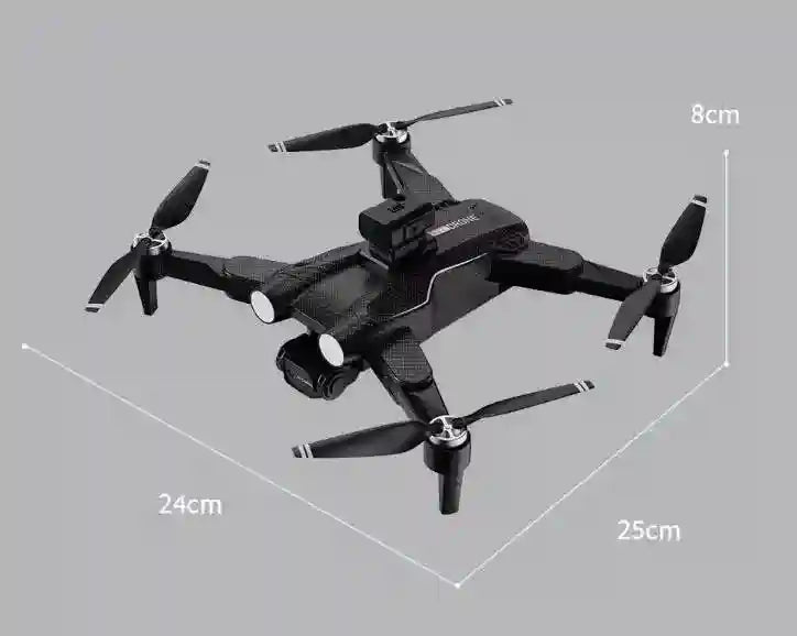 4K Camera Drone F167 - Foldable RC Quadcopter with Obstacle Avoidance Tidesmit