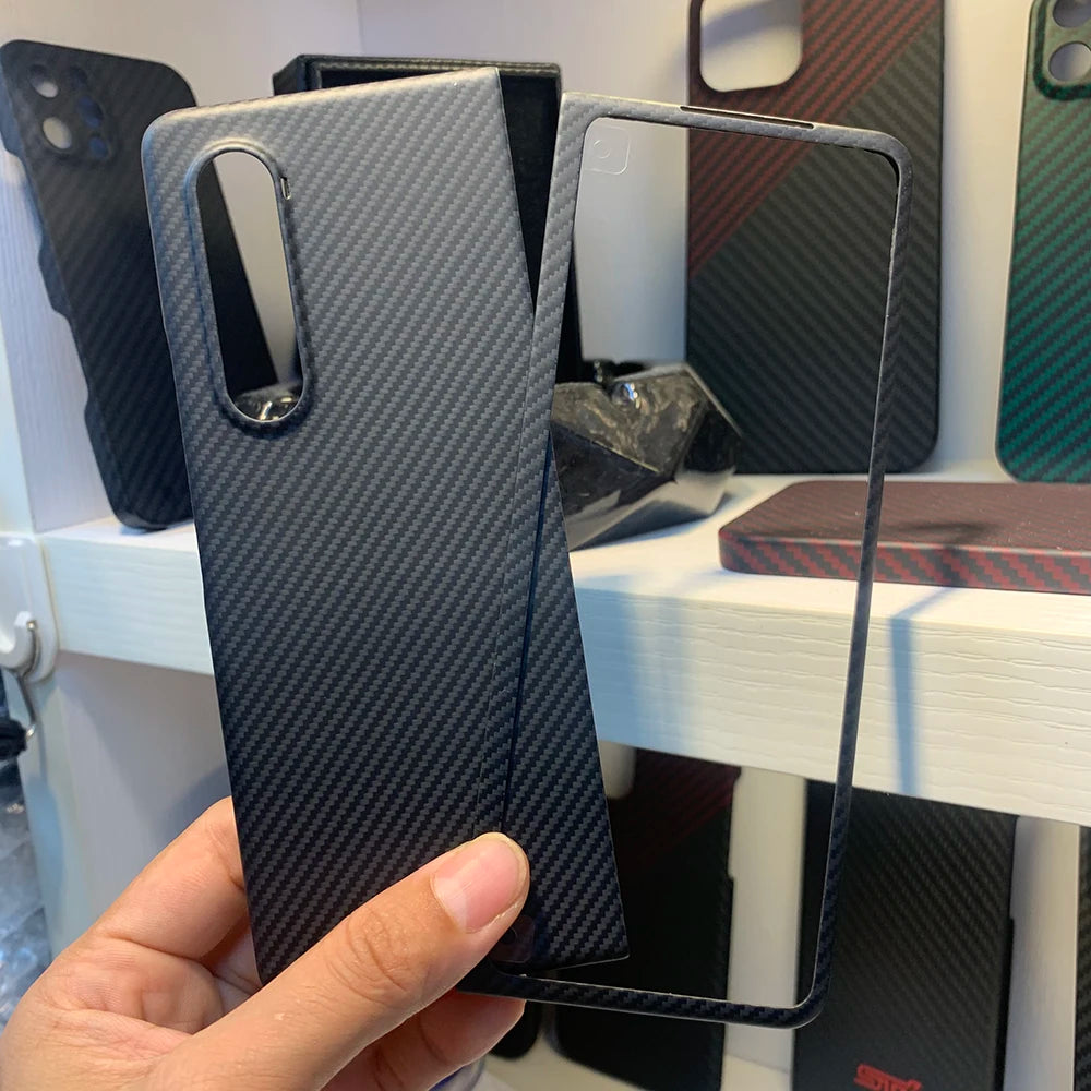 Samsung Galaxy Z Fold 6 Carbon Fiber Case | Ultra-Thin Aramid Cover Tidesmit