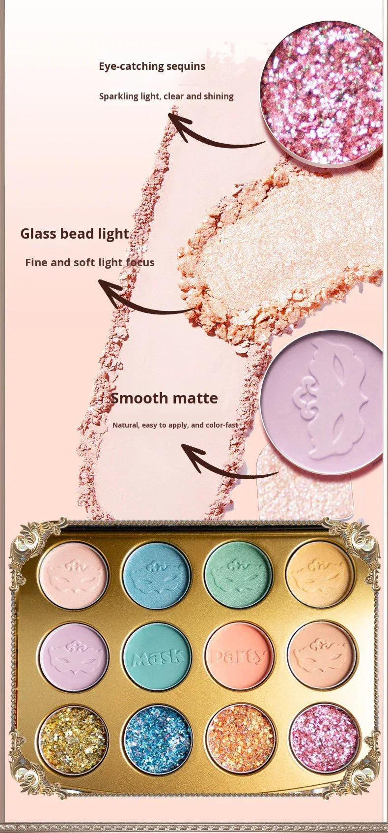 Childrens Makeup Set: Non-Toxic Professional Makeup Kit by Tidesmit Professional Makeup Kits Tidesmit