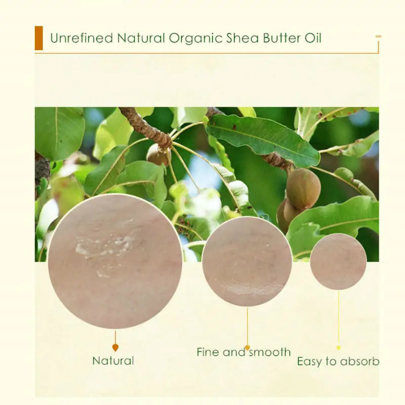100g Dimollaure Unrefined Natural Shea Butter Organic Skin Care Moisturizing Body Massage Hair Care Essential Oil Carrier Oil