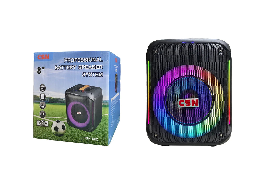 15 Inch Portable Bluetooth Trolley Speaker - CSN-1501 Plastic Cabinet My Store