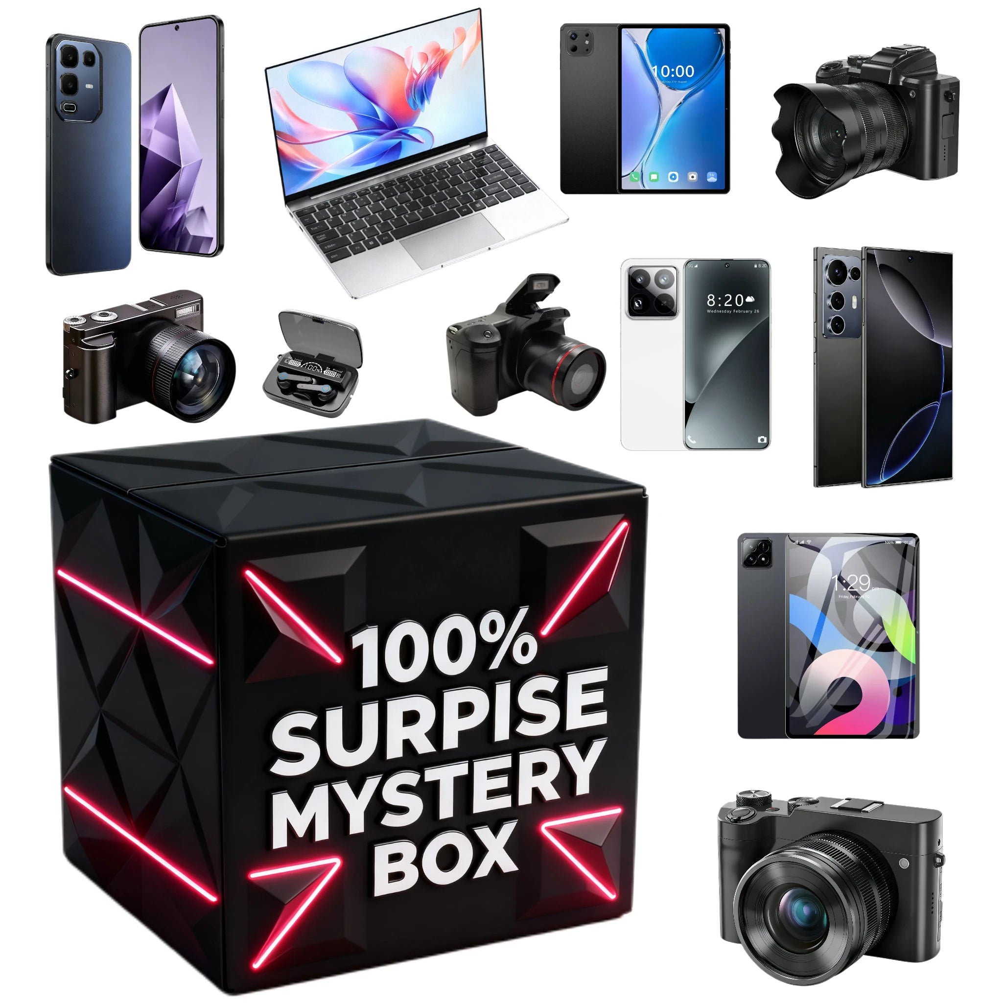 5G Smartphone Mystery Box: 16GB RAM 1TB Storage 5-Piece Set Tidesmit