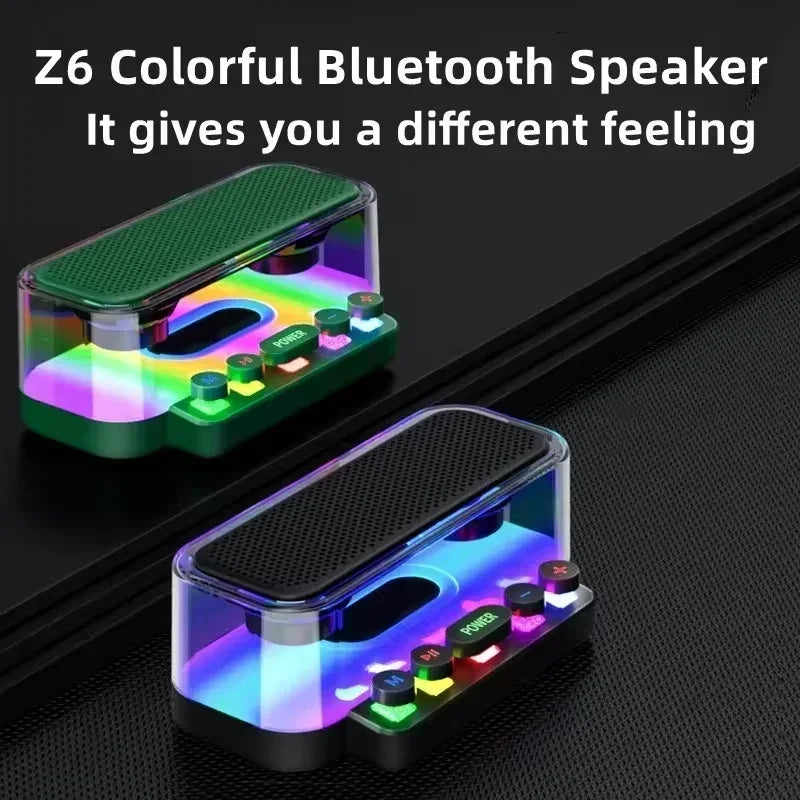 Portable Bluetooth Speaker with RGB Lights – Wireless HIFI Audio 3W My Store
