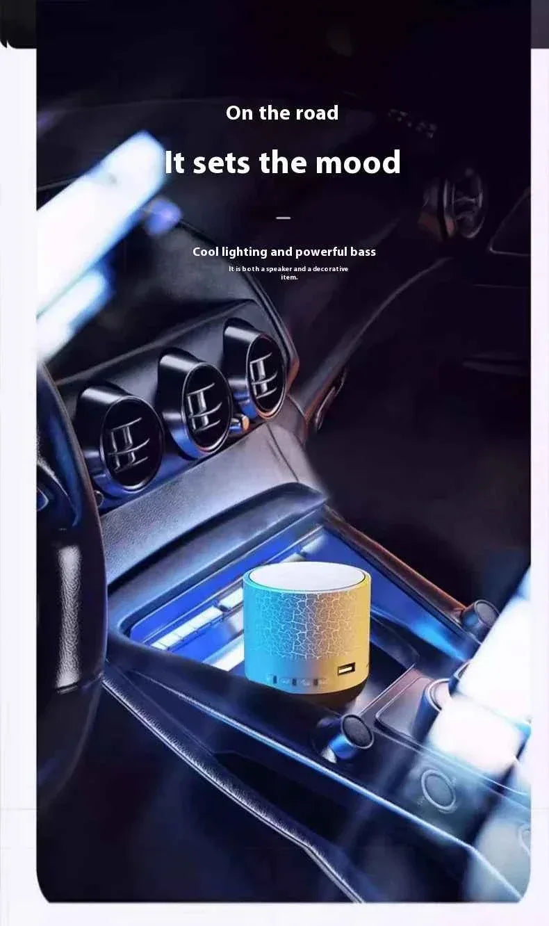 Portable Bluetooth Speaker with RGB Lights and 360 Stereo Sound My Store