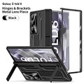 Samsung Galaxy Z Fold 6 Case with Hinge Protection & Kickstand Black OPP Bag For Samsung Galaxy Z Fold 6 Tidesmit