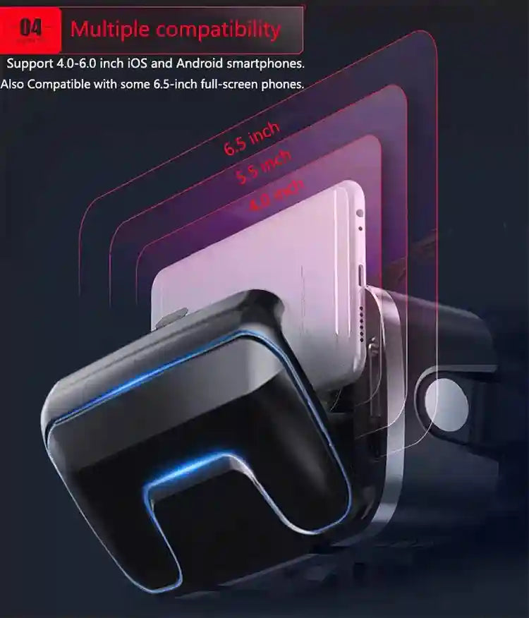 VR Headset for Smartphones, 3D Virtual Reality Glasses Tidesmit Tidesmit