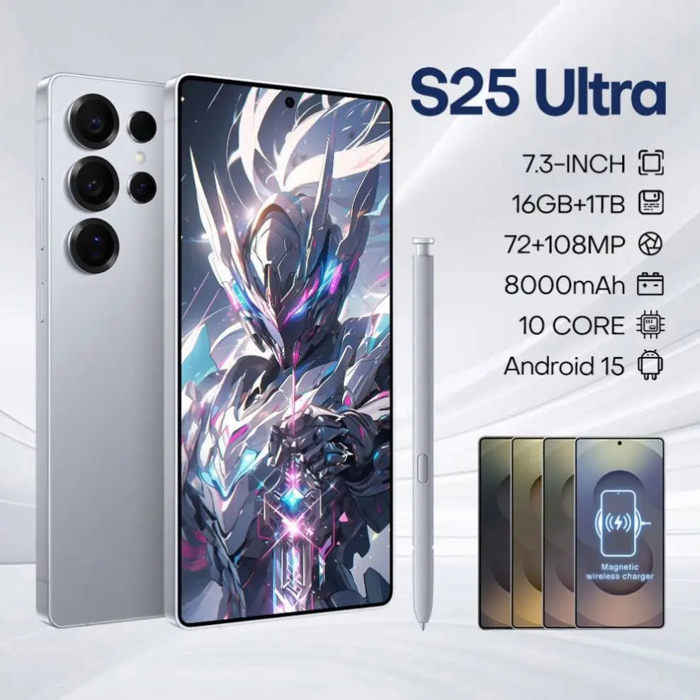 Tidesmit 5G Smartphone, 7.3 Inch AMOLED Display, 16GB RAM, 1TB Storage Tidesmit