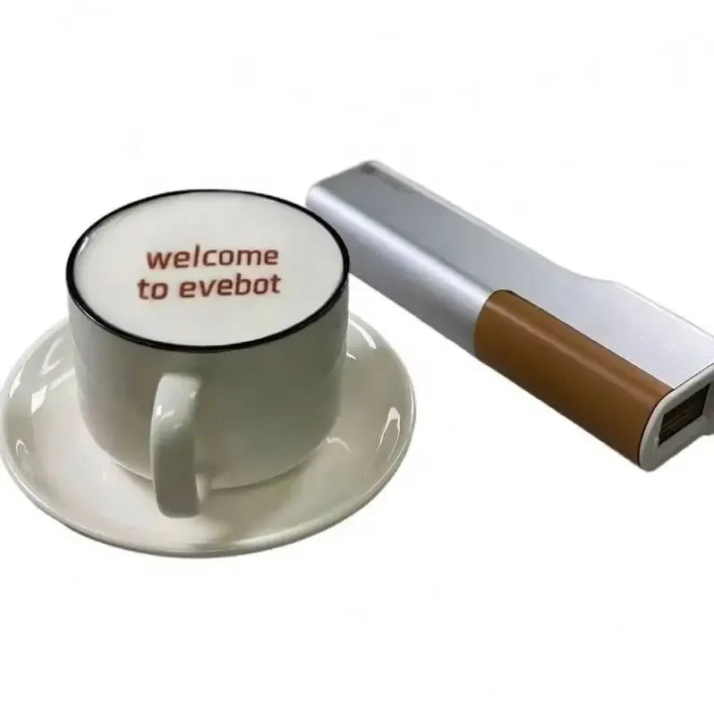EVEBOT New Innovation Food Inkjet Printer Handheld Portable Directly Desserts Coffee Printer Pen Smart Digital Machine For Cafe