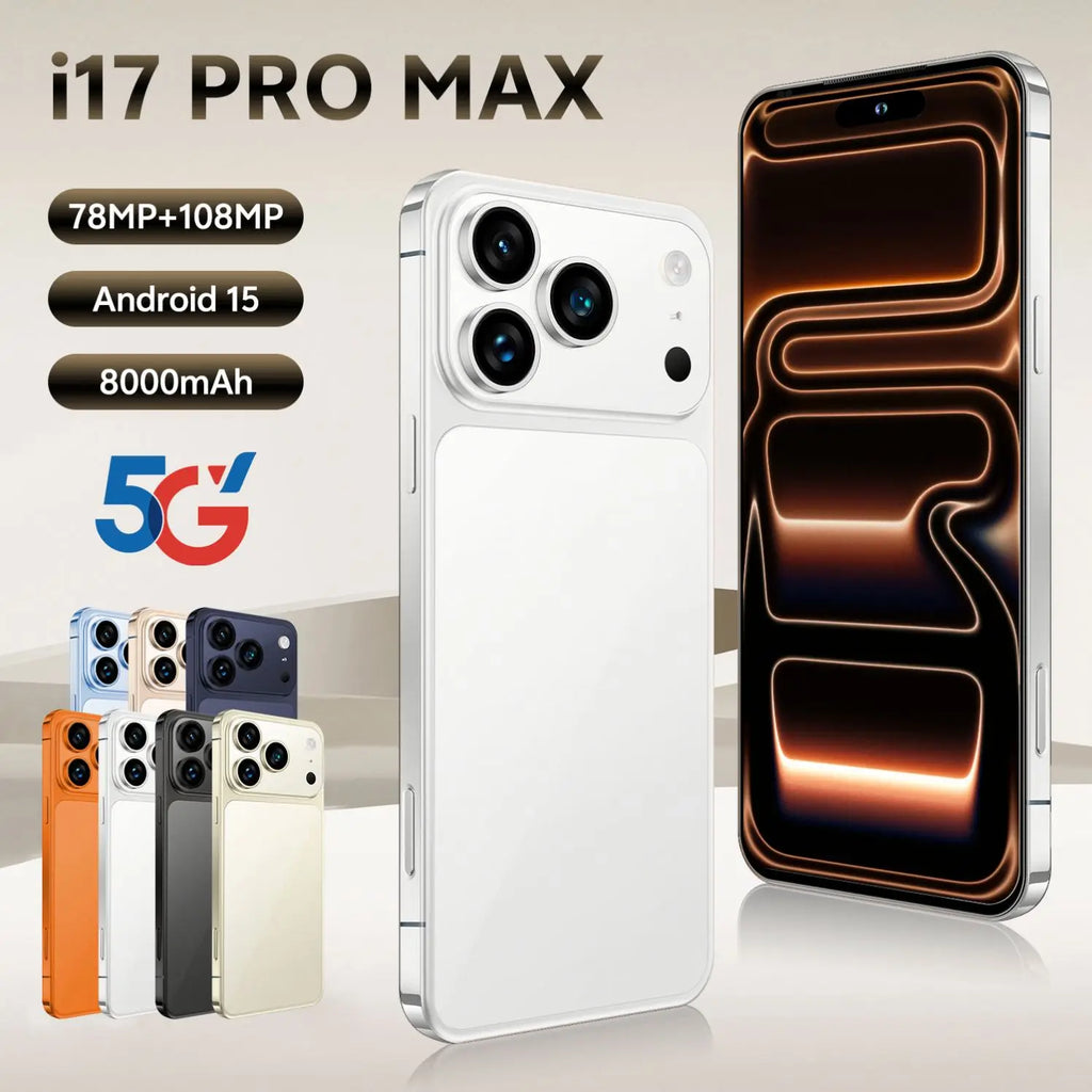 2026 Model 17 Pro Max Custom Edition US Version Global Version Brand New Unopened 5G Smartphone, 16GB RAM 6.9 Inch 256GB/512GB/1