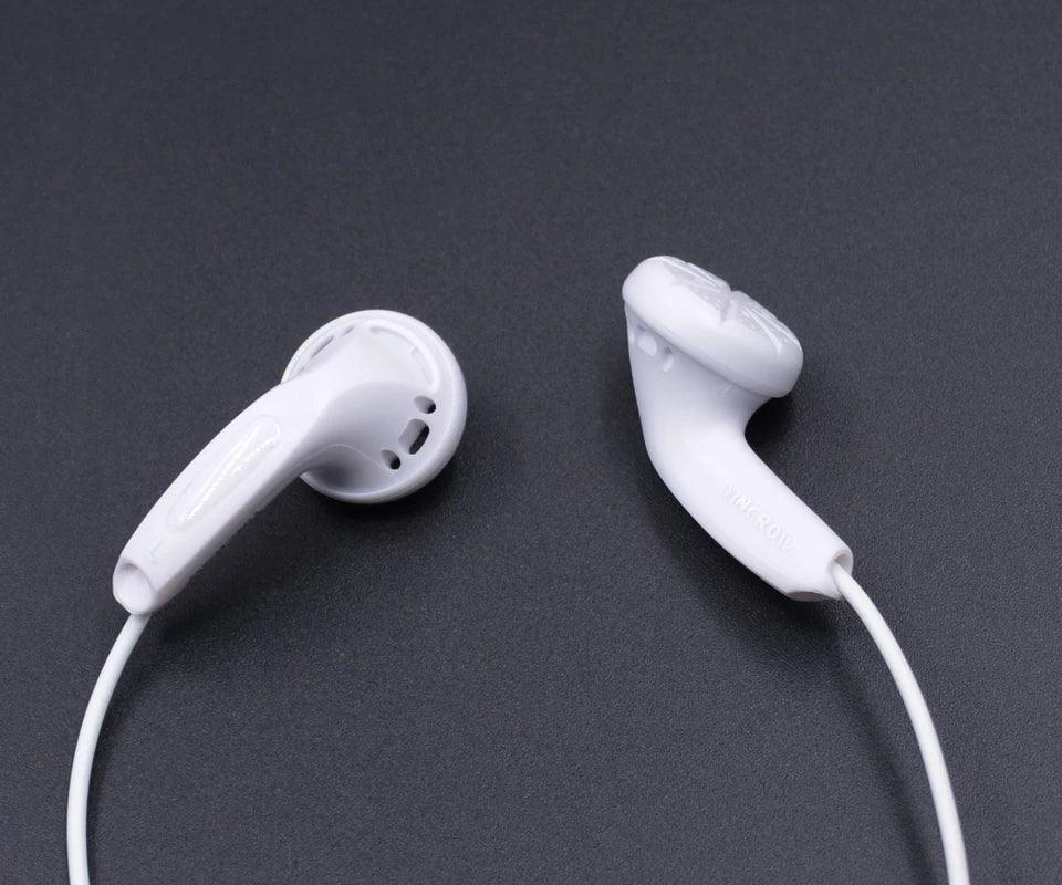 Wired HiFi Earbuds with Mic – Tidesmit Flat Head In-Ear Headphones Tidesmit