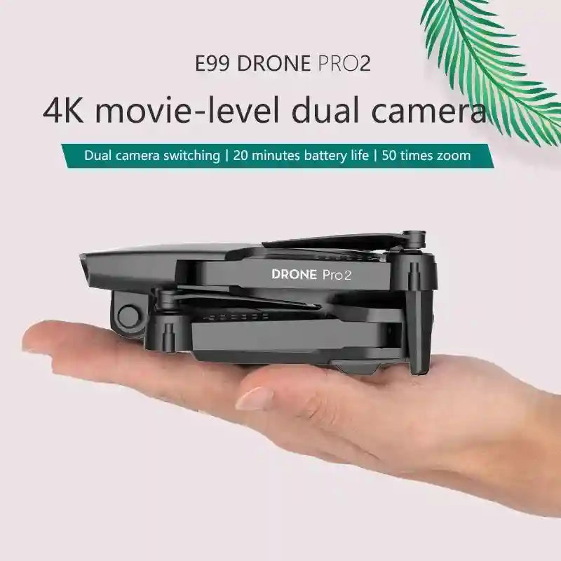 4K Camera Drone with FPV Transmission - Dual Lens Foldable GPS Drone Tidesmit