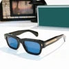 High End Premium Shades Luxury Designer Sun Glasses Unisex Thick Square Acetate Branded Sunglasses for Men and Women