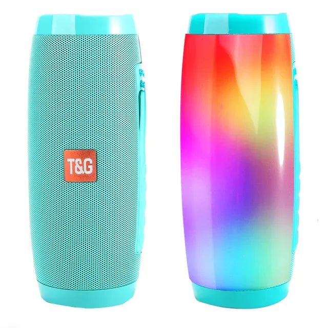 Portable Bluetooth Speaker with 360 Sound & Waterproof Housing Green My Store