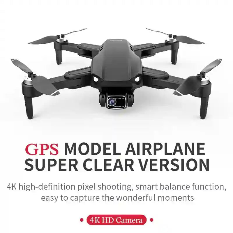 GPS Drone with 4K Camera - L900 Pro Foldable Quadcopter White Tidesmit
