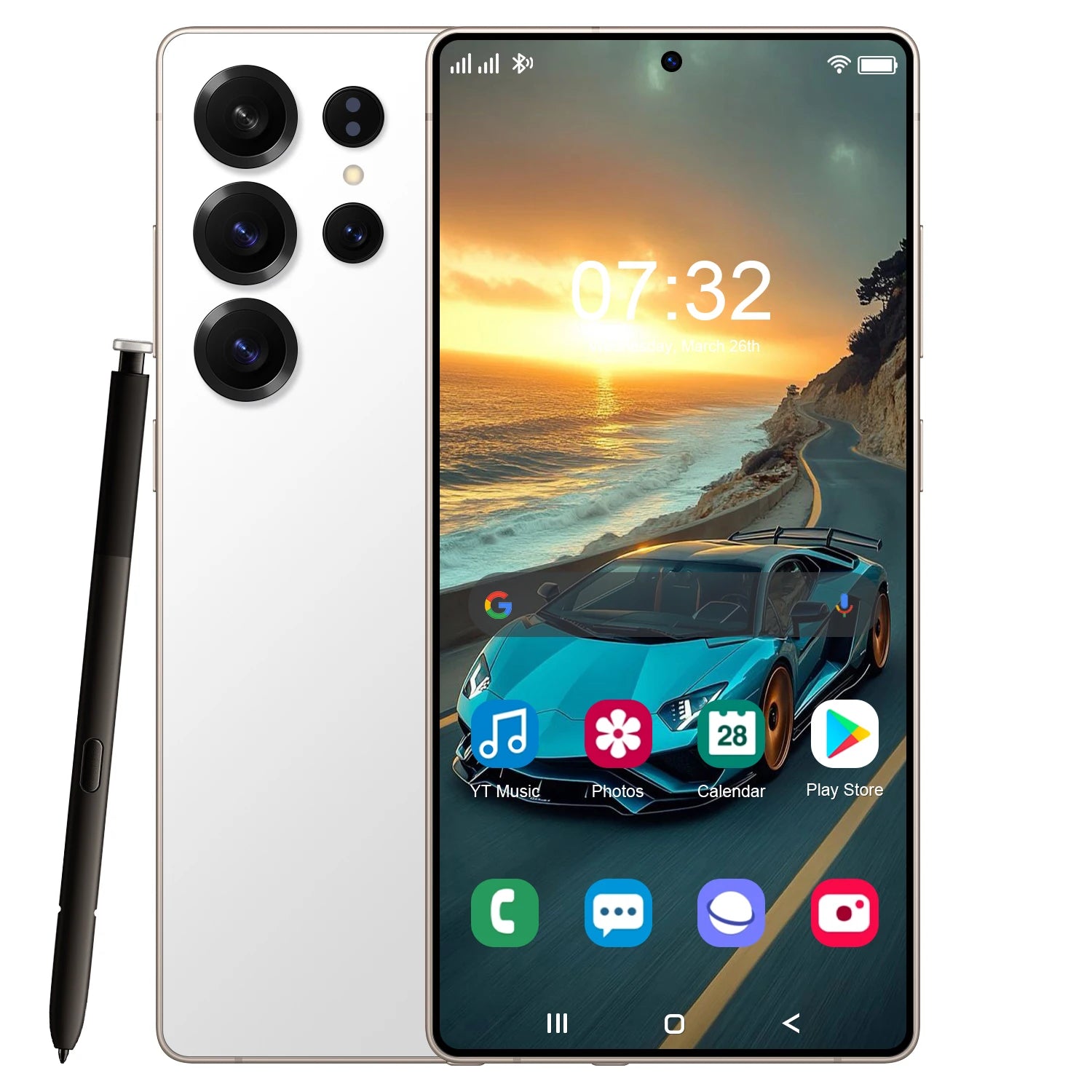 S25 Ultra 5G Smartphone 1TB 16GB RAM 6.9 Inch AMOLED Display White 16g 1TB Tidesmit