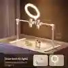 Ring Light with Phone Holder and Adjustable Overhead Stand Model F5 White(ZHSP-00001089) F5 Tidesmit