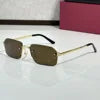 Luxury Fashion Designer Polygonal Frameless Sunglasses, Comfortable Light Metal Frame, High-quality Glasses with UV400 Lenses