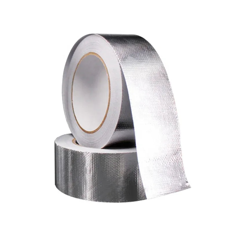 Silver foil tape roll on core, reinforced sealing tape for ductwork