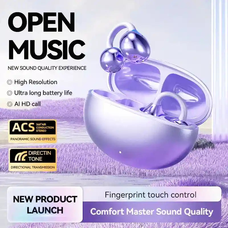 Open Ear Wireless Earbuds M91 Air Conduction Headphones | Tidesmit Tidesmit