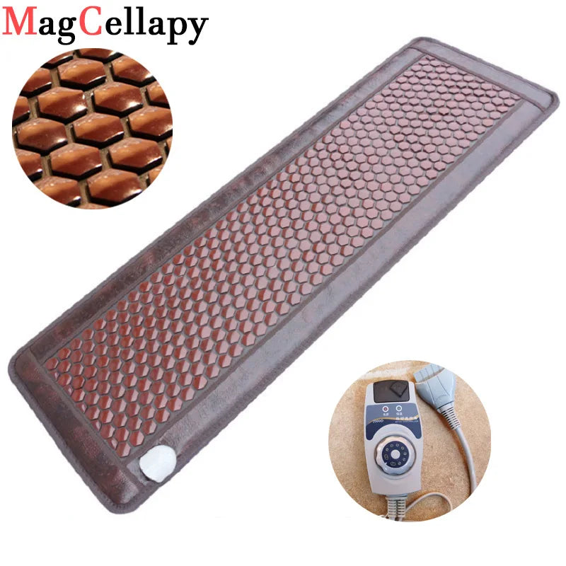 Infrared Heated Jade Massage Mat | Pro Deep Tissue Relief Pad Massage Cushion Tidesmit