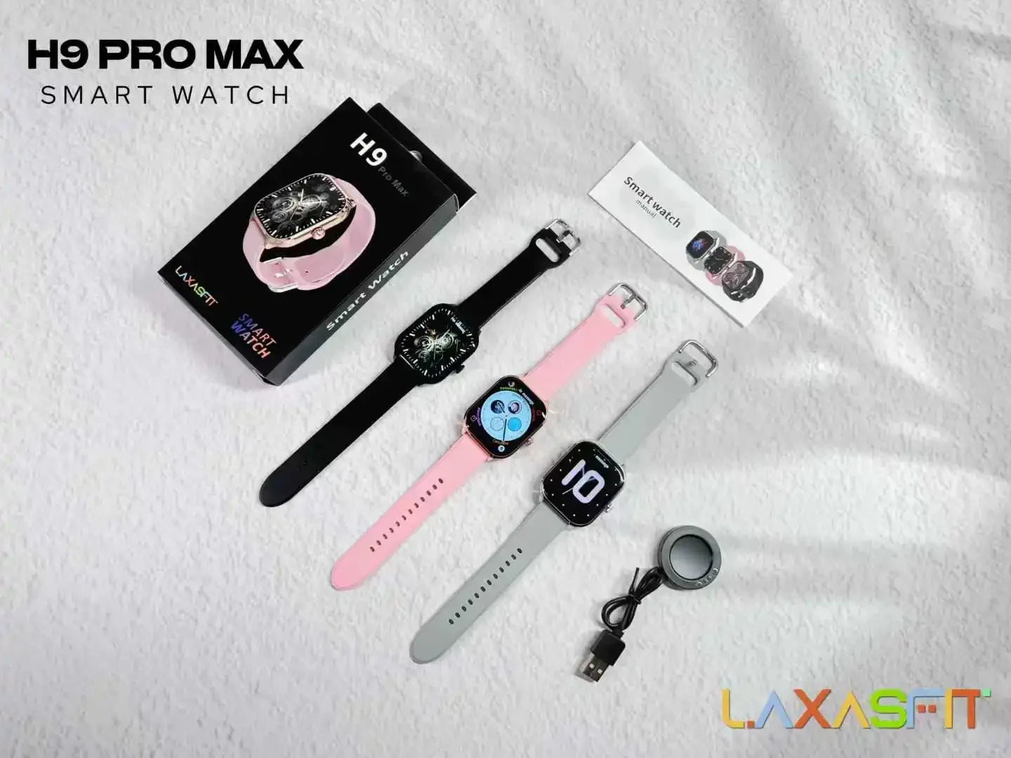 H9 Pro Max Smartwatch & Fitness Tracker with Heart Rate Monitor My Store