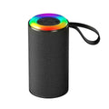 Portable Bluetooth Speaker with RGB LED and Deep Bass Subwoofer Black My Store